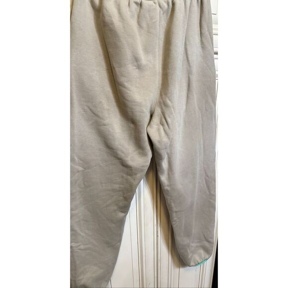 Essentials Fear Of God Men's Fleece Cotton Blend Jogger Sweatpants Tan Size XS - Picture 3 of 16